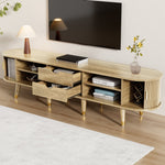 TV Cabinet Sliding Doors Unique Design