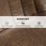 Bar Stools, Height Adjustable Swivel Chair, Brown Polyester