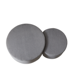 Coffee Table Set, 2-Piece Upholstered Round Foam