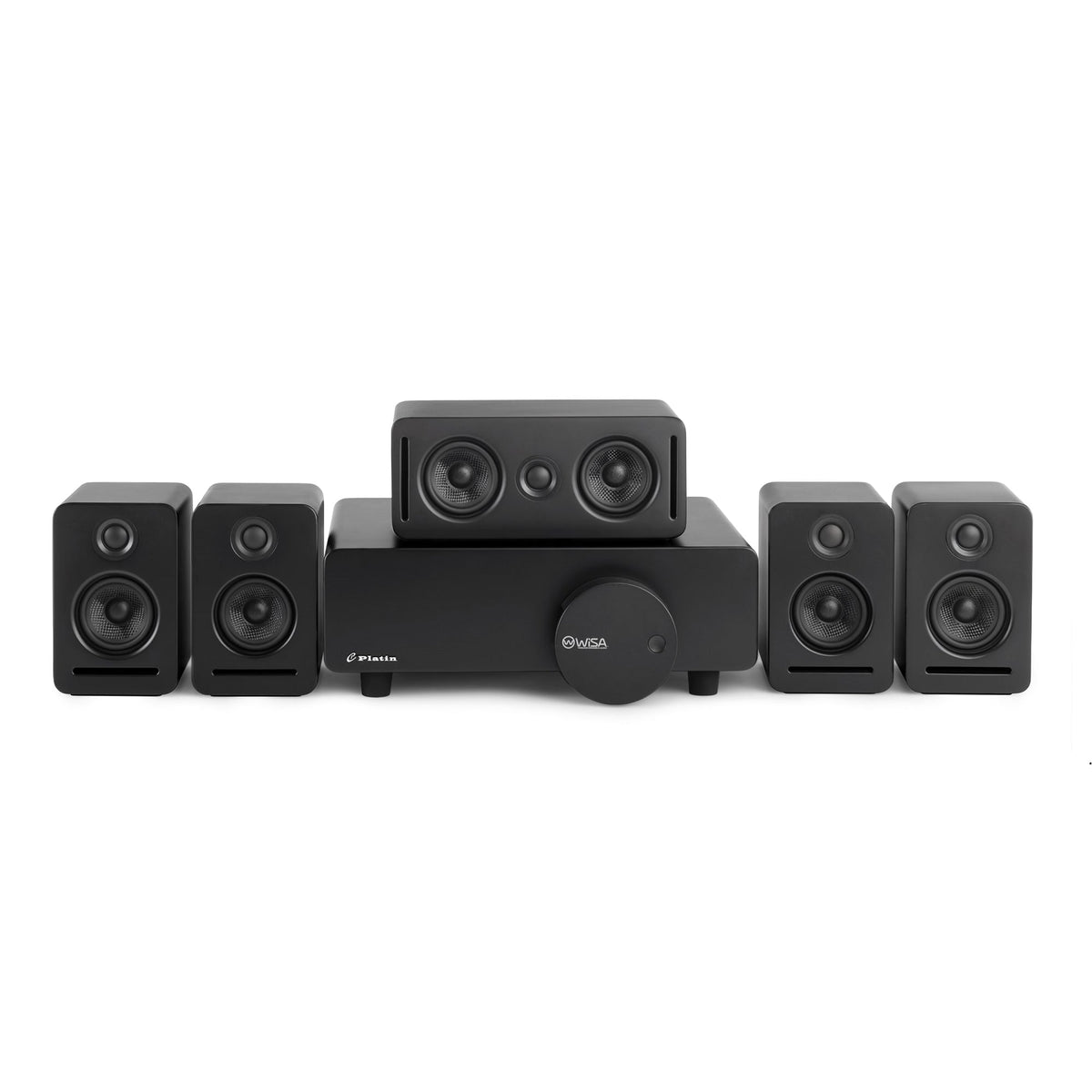 5.1 Wireless Home Cinema System Dolby Atmos Monaco Set - Black