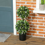 Artificial Plants, UV-resistant, 70 cm, Green, Set of 2