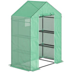 Greenhouse, Roller Door Window Shelves, Steel