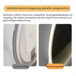 80cm Round LED Bathroom Mirror, Anti-Fog, Dimmable Light, Wall Mount