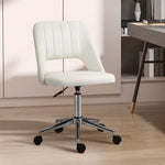 Swivel Chair Height-Adjustable Compact Ergonomic, Beige