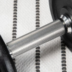 Dumbbell Set 2-in-1, Adjustable 20KG with Barbell, Rust-Proof Metal