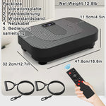 Vibration Plate Full Body Workout Fitness Platform with BT Music, Home Gym Device