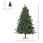 Artificial Christmas Tree 1.8m Fir Tree - Green PVC PE