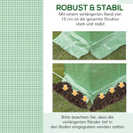 Replacement Cover for Garden Greenhouse Tunnel 9 m², 3x3x2m, PE Anti-UV Waterproof, Green