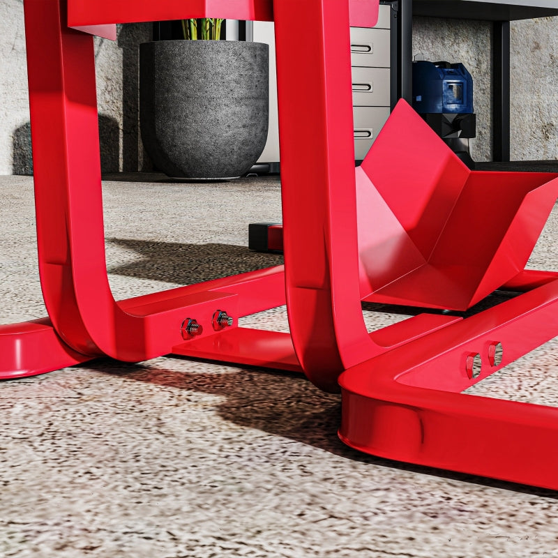 Motorcycle Stand, Adjustable, Metal Red
