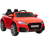 Audi Kids Electric Car 12V with Remote Control and LED Lights, Red