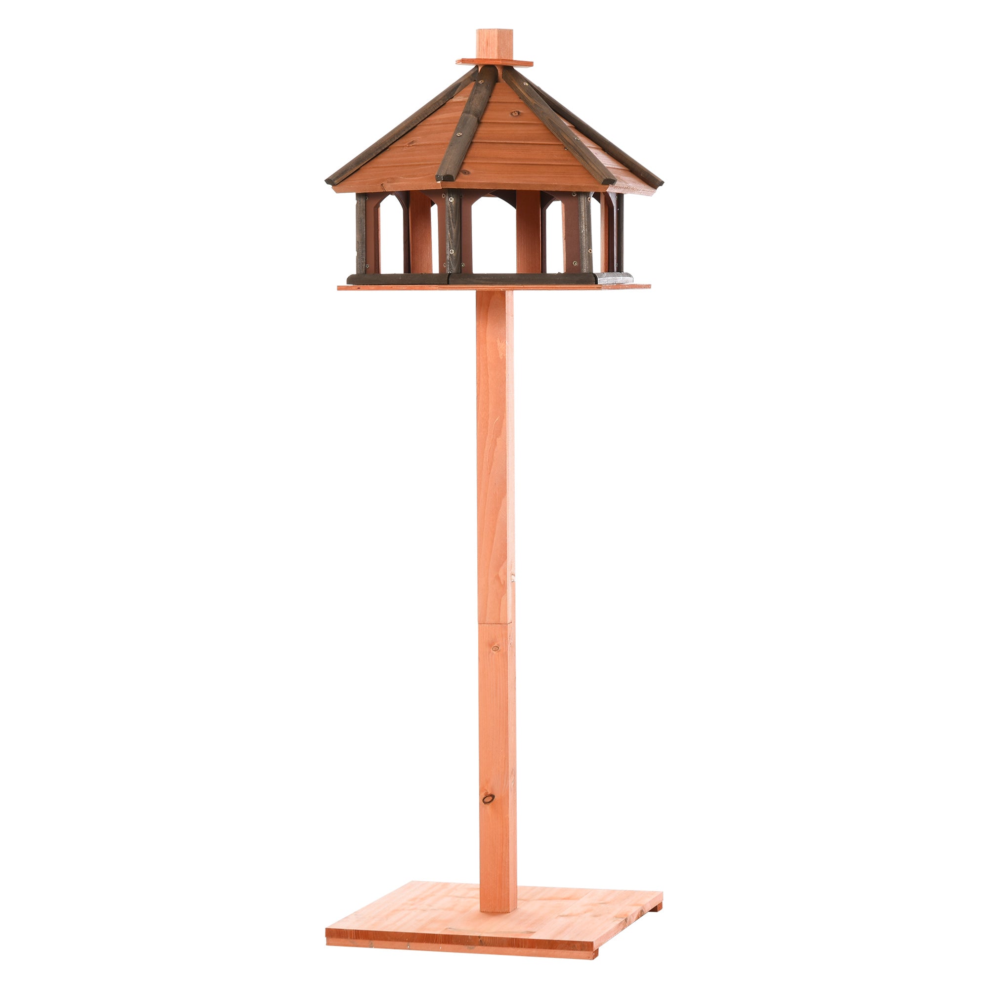 Birdhouse, Feeder Wooden Bird Villa, Natural