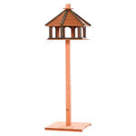 Birdhouse, Feeder Wooden Bird Villa, Natural