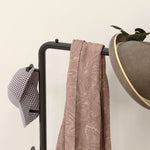 Coat Rack with Hooks & Tray, Hallway, Black
