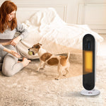 Heater Fan 2000W Electric Ceramic Heating Tower with Remote Control, Compact