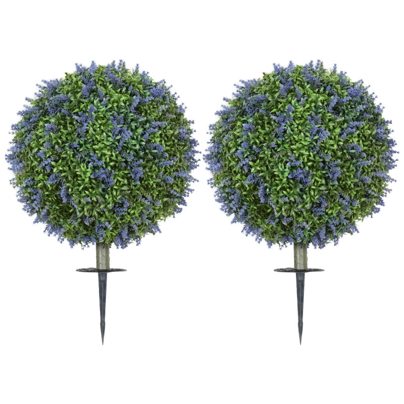 Artificial Lavender Plants, 60cm UV Protection, Green