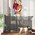 Stair Gate Extendable, 0-136cm, 87cm High, Grey