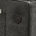 3-in-1 Sofa Bed Slide-to-Transform USB Charging - Gray