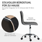 Office Chair, Height-Adjustable Swivel, 120 kg, Black
