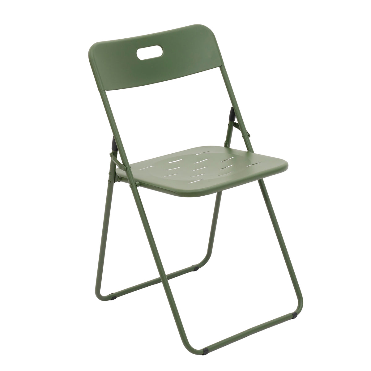 Outdoor 3-Piece Foldable Bistro Set, 2 Chairs & 1 Table, Green
