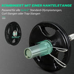 Weight Plates Tri-Grip 2x5KG, floor-friendly, three handles, Rubberized