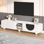 TV Stand 180x40x41.5cm Low Unique Design Modern