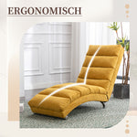 Relaxation Lounger, Fixed Reclining Sofa, Full Body Support, Vibration Function, Side Pockets