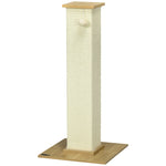 Cat Tree with Toys, 80 cm, Beige + Natural