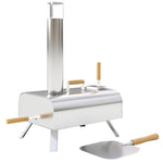 Outdoor Pizza Oven, Wood-Fired, Portable, Stainless Steel