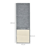 Scratching Mat, 2-Piece Sisal for Cats, Grey