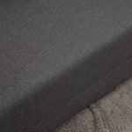 Floor Chair Folding Bed Sofa Adjustable Linen