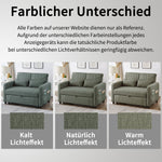 Sofa Bed Two-seater Extendable 3-Position Adjustable Backrest - Cotton-Linen Fabric