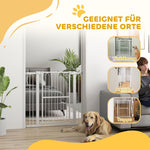 Dog Safety Gate, 76-104 cm, Stair, Metal