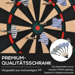 Electronic Dartboard, LCD Display, 18 Games, Steel