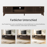 TV Cabinet Lowboard 1 Drawer 3 Doors 170cm Vintage Wood Finish