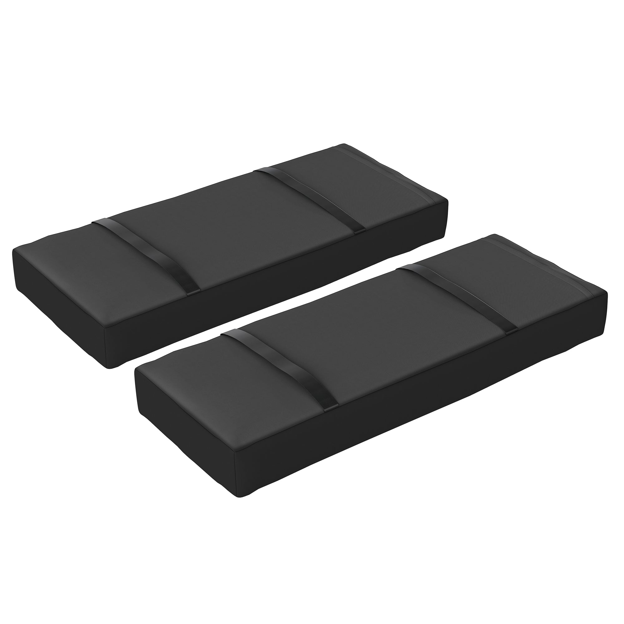 Sandbags, 2-Pack 25 kg 600D Oxford, Black