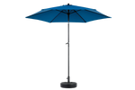 Outdoor Umbrella 9 Ft Double Sided Rectangular with Crank, Blue