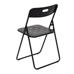 Outdoor 3-Piece Foldable Bistro Set, 2 Chairs & 1 Table, Black