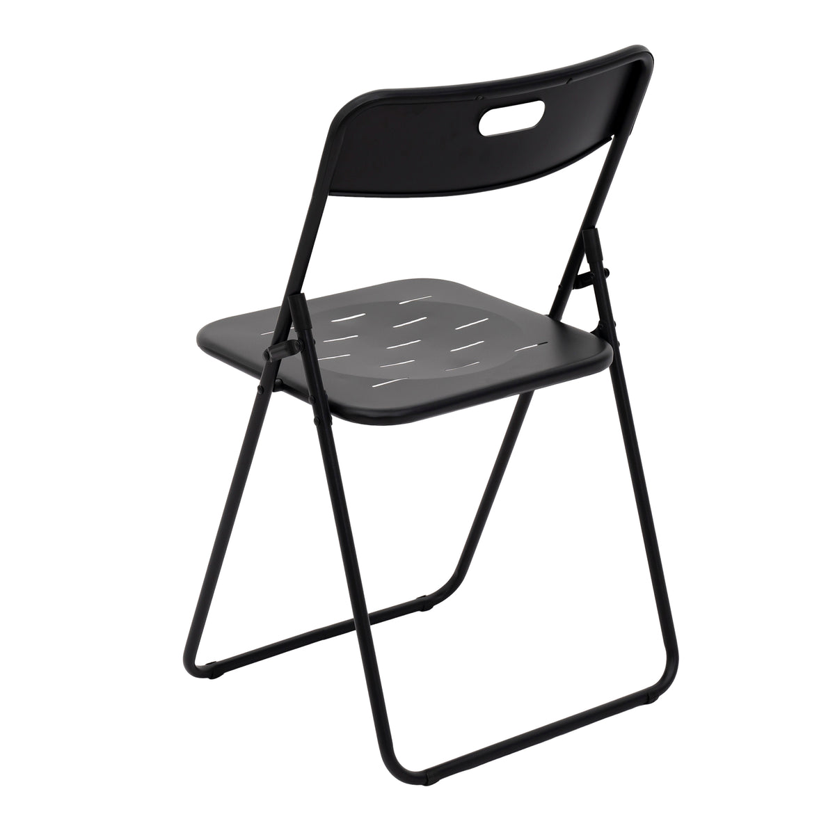 Outdoor 3-Piece Foldable Bistro Set, 2 Chairs & 1 Table, Black