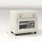 Mini Convection Oven 10L 2-in-1 Air Fryer Touch Screen Stainless Steel