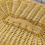 Laundry Basket 100L, with Lid, Wicker, Natural