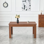 Extendable Dining Table with 2 Drop Leaves, Rectangular Space-Saving Design, Walnut Finish