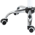 Saddle Stool Work Swivel Chair, Height Adjustable Upholstered, Black