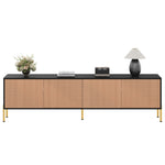 TV Cabinet Modern Low 179cm Color-Block Design