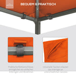 Replacement Roof Gazebo Sun Protection Cover Polyester Orange