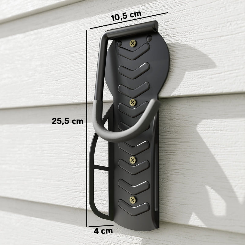 Bicycle Wall Mounts, Vertical Foldable for 4 Bikes, Black