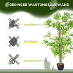 Artificial Bamboo Plant, 150cm Large Fake Plant, Plastic
