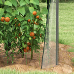 Foil Greenhouse, Double Doors Windproof 90x90x145cm, Transparent PE