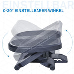 Footrest, 3 Heights Adjustable, HIPS Black