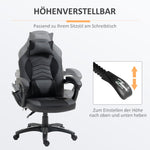 Gaming Chair Ergonomic with Heat & Vibration, Faux Leather