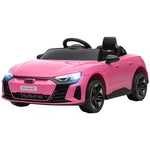 Children's Electric Car 12V with Remote Control, 2 Motors, 4 Suspended Wheels, Pink